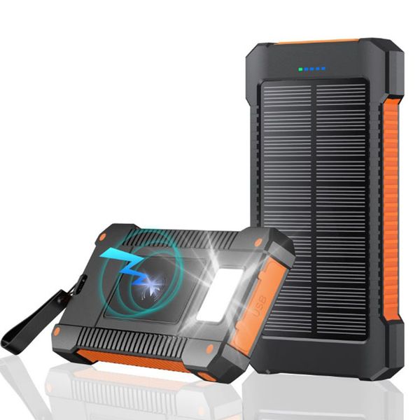 Solar & Hand Crank Emergency Power Bank — Outdoor Survival Charger