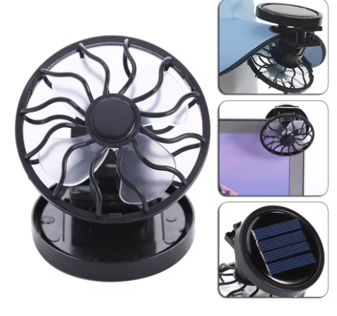 Solar Fan Clip Fan With Clip | Portable Solar Small Electric Fan